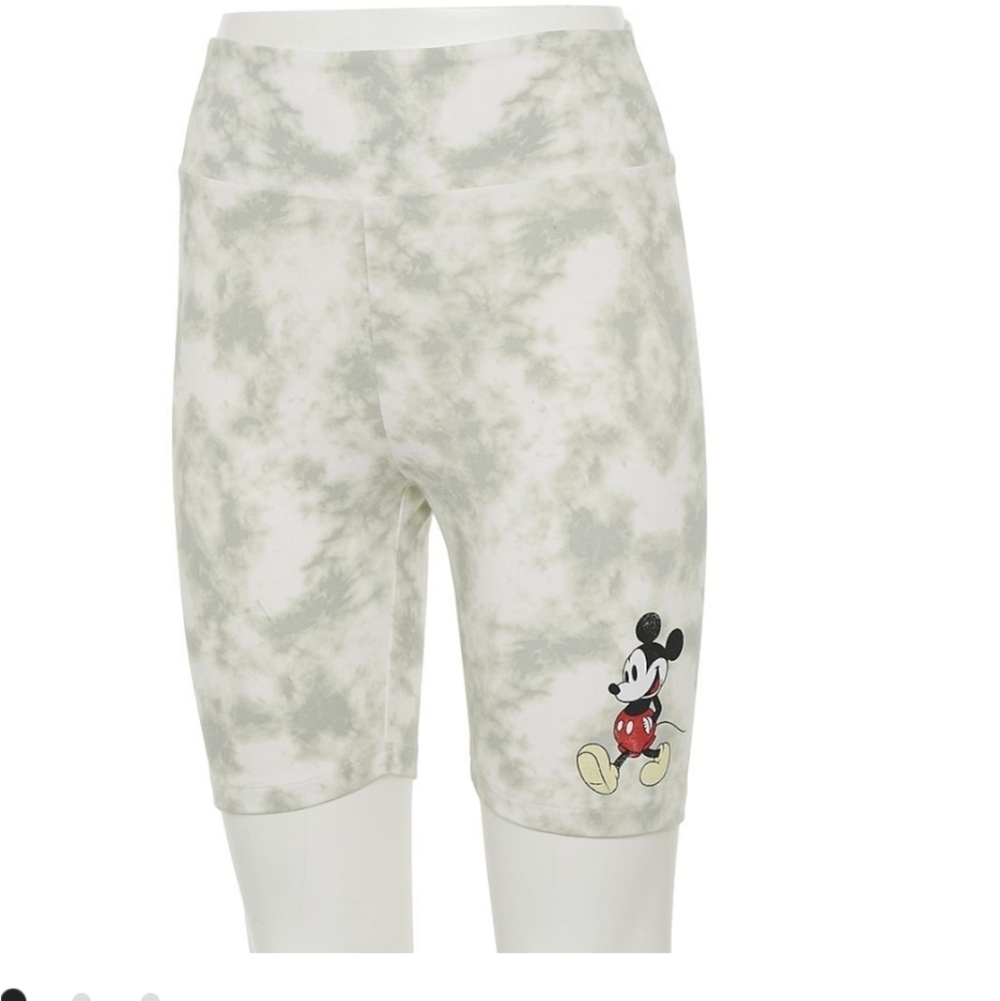 Disney Mickey Mouse Tie Dye Bike Shorts NWT